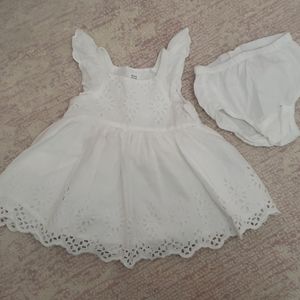 Gap baby white Eyelet dress